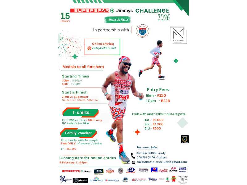 Jimmys Challenge 10KM & 5KM