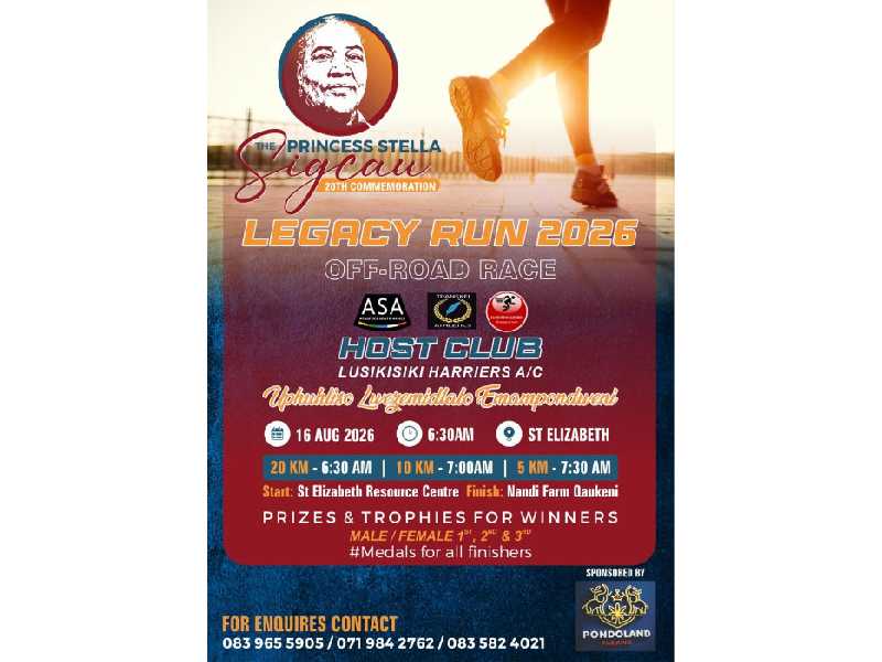 Princess Stella Sigcau Legacy Run 2026