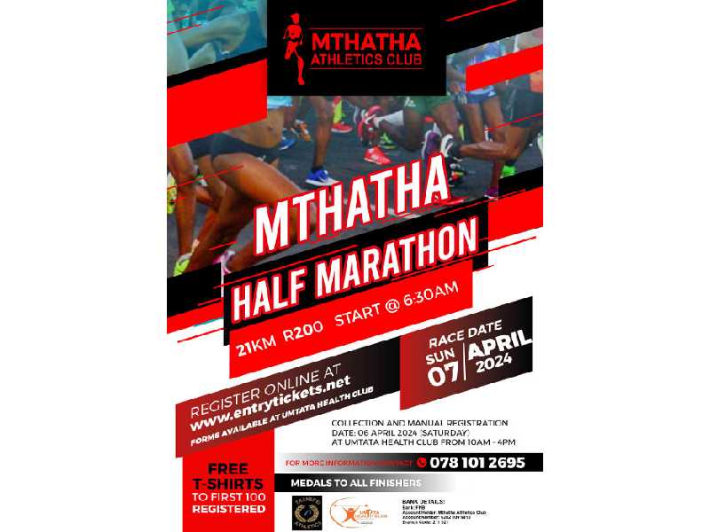 Earth Free Mthatha Half Marathon 21.1KM