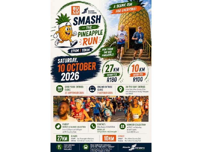 Buco Smash the Pineapple 27 and 10 km